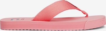 Tommy Jeans T-Bar Sandals in Pink