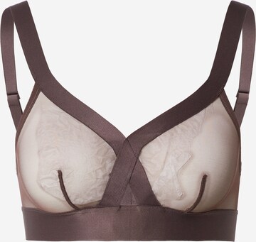 DKNY Intimates T-shirt Bra in Brown: front