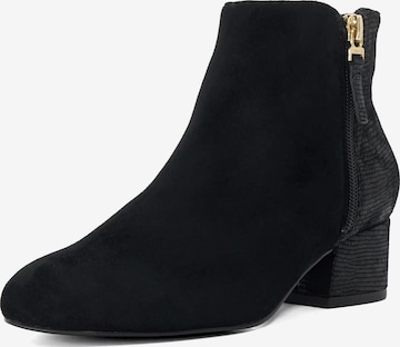Bottines 'Pipsi' Dune LONDON en noir : devant