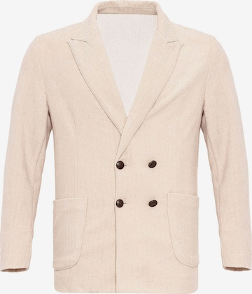 Coupe slim Veste de costume Antioch en beige : devant