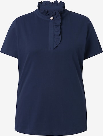 Ulla Popken Shirt in Blue: front