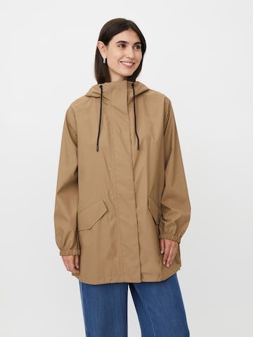 Masai Between-Seasons Coat 'Tunalle' in Brown: front