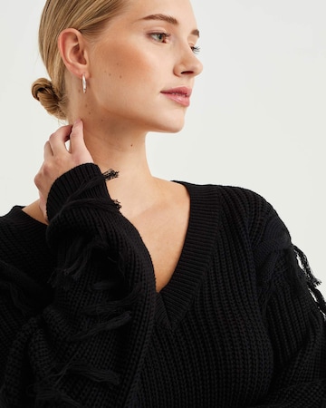 WE Fashion Pullover in Schwarz