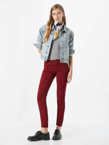 Coupe slim Jean 'Soho' Pepe Jeans en rouge