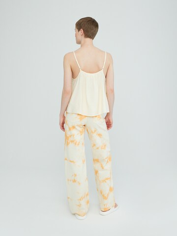 Wide Leg Jean 'Avery' EDITED en jaune