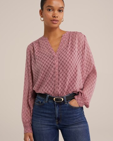 WE Fashion Blouse in Pink: front