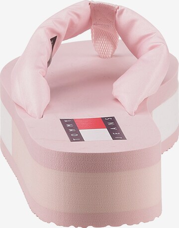 Tommy Jeans Zehentrenner in Pink