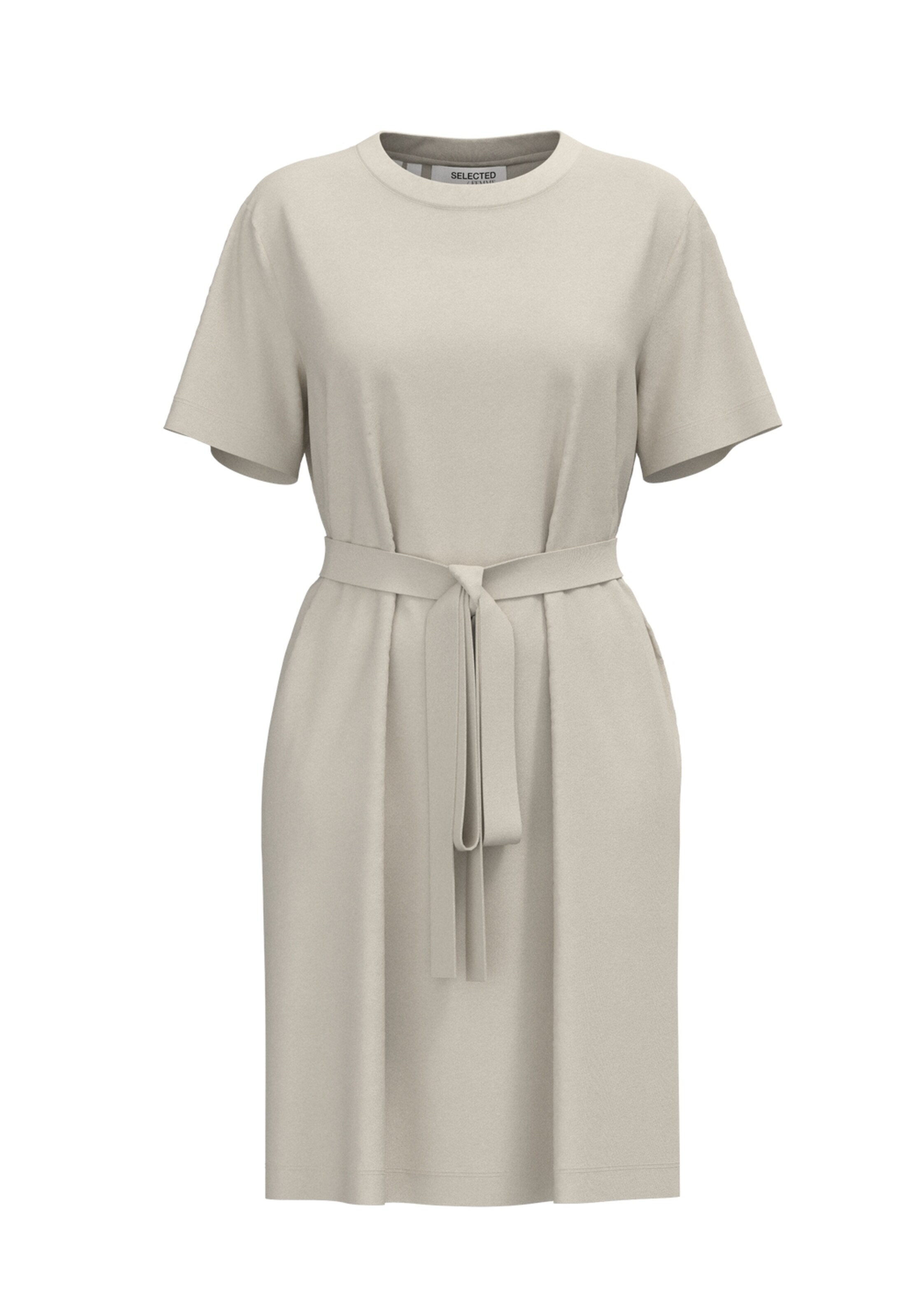 Robe 'Essential' SELECTED en gris : devant