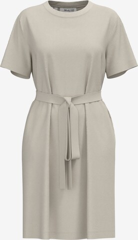 SELECTED FEMME Dress 'Essential' in Grey: front