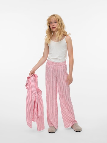 Vero Moda Girl Обычный Штаны 'VMANNIE' в Ярко-розовый
