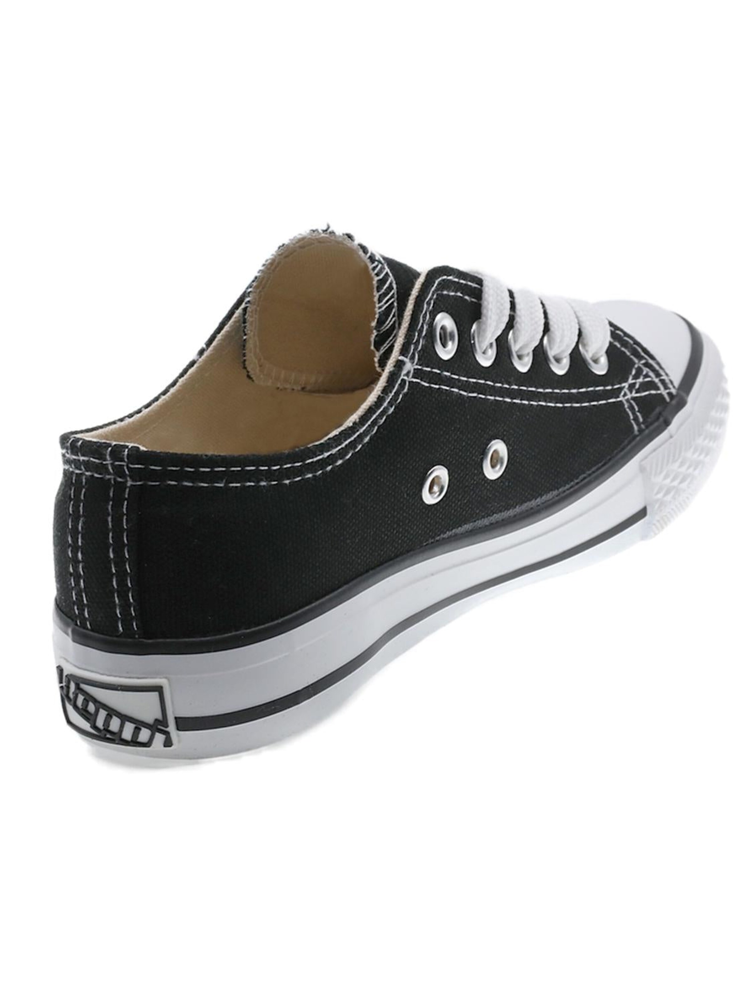 Baskets 'Canvas Shoe' Beppi en noir