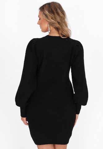 faina Knit dress in Black