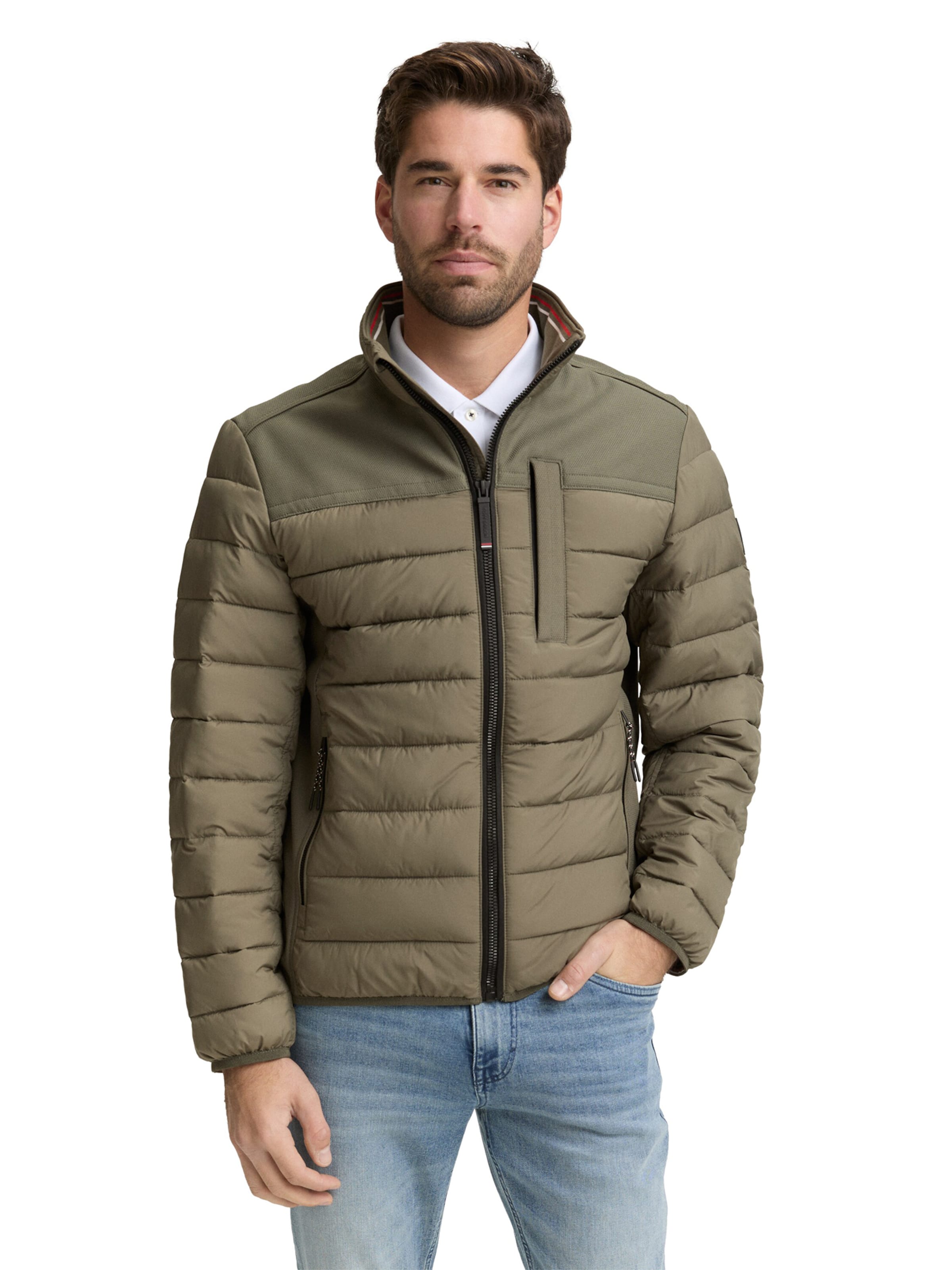 TOM TAILOR Jacke in Grün: Vorderseite