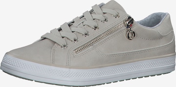 s.Oliver Sneakers laag in Beige: voorkant