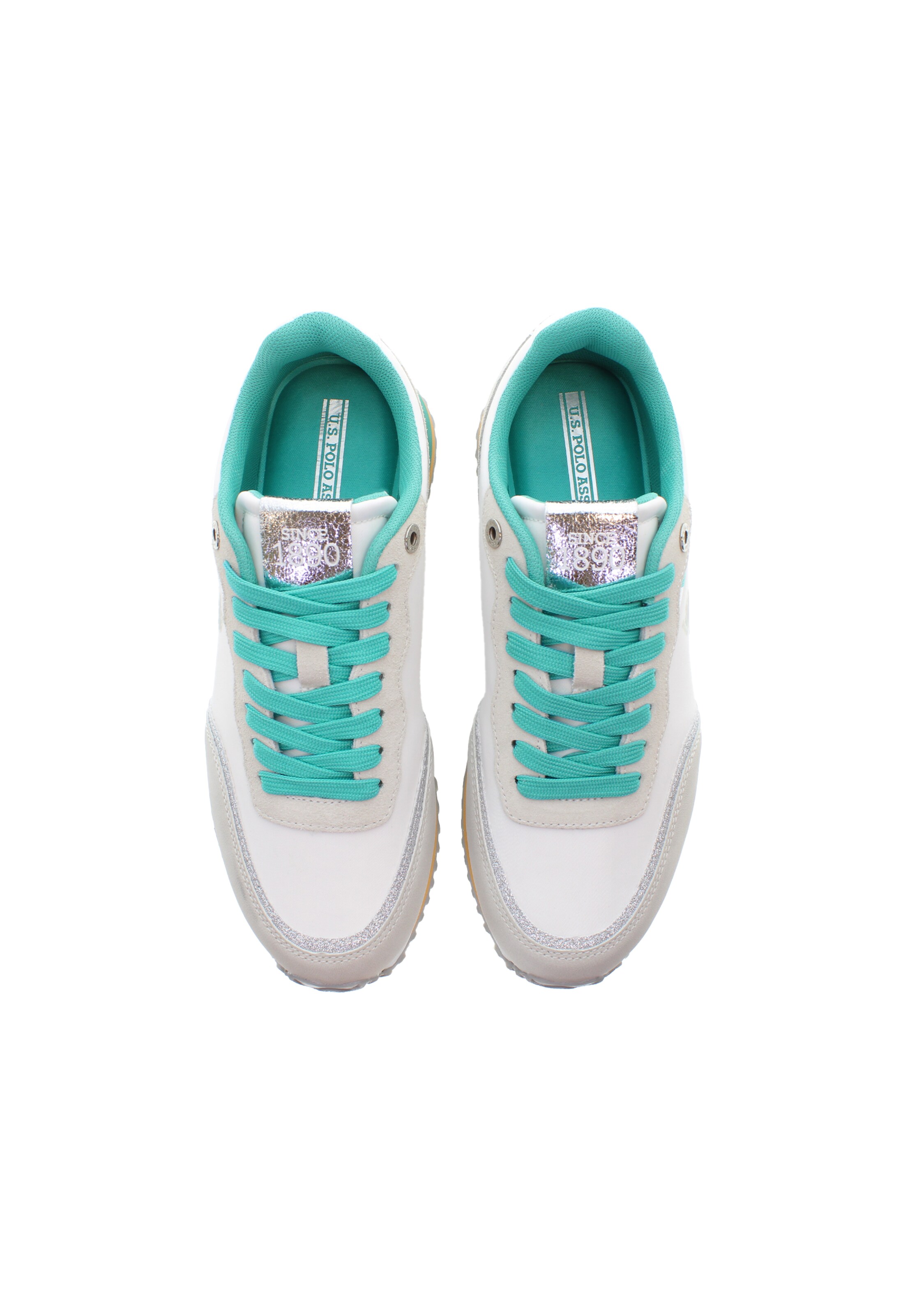 U.S. POLO ASSN. Sneakers laag in Wit