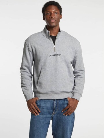 GUESS JEANS Sweatshirt in Grau: Vorderseite