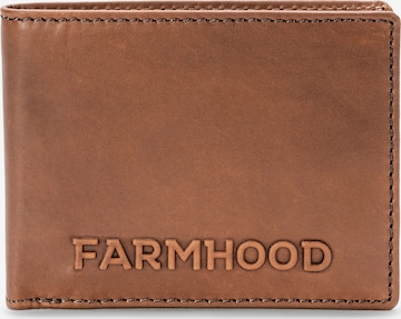 Porte-monnaies Farmhood en marron : devant