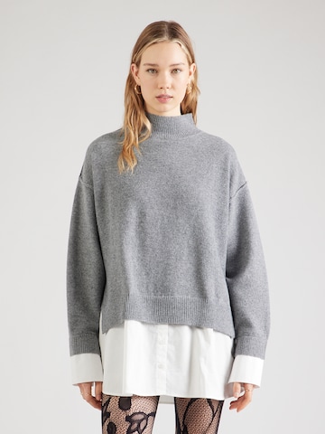 Robes en maille 'Tilda' ABOUT YOU en gris : devant