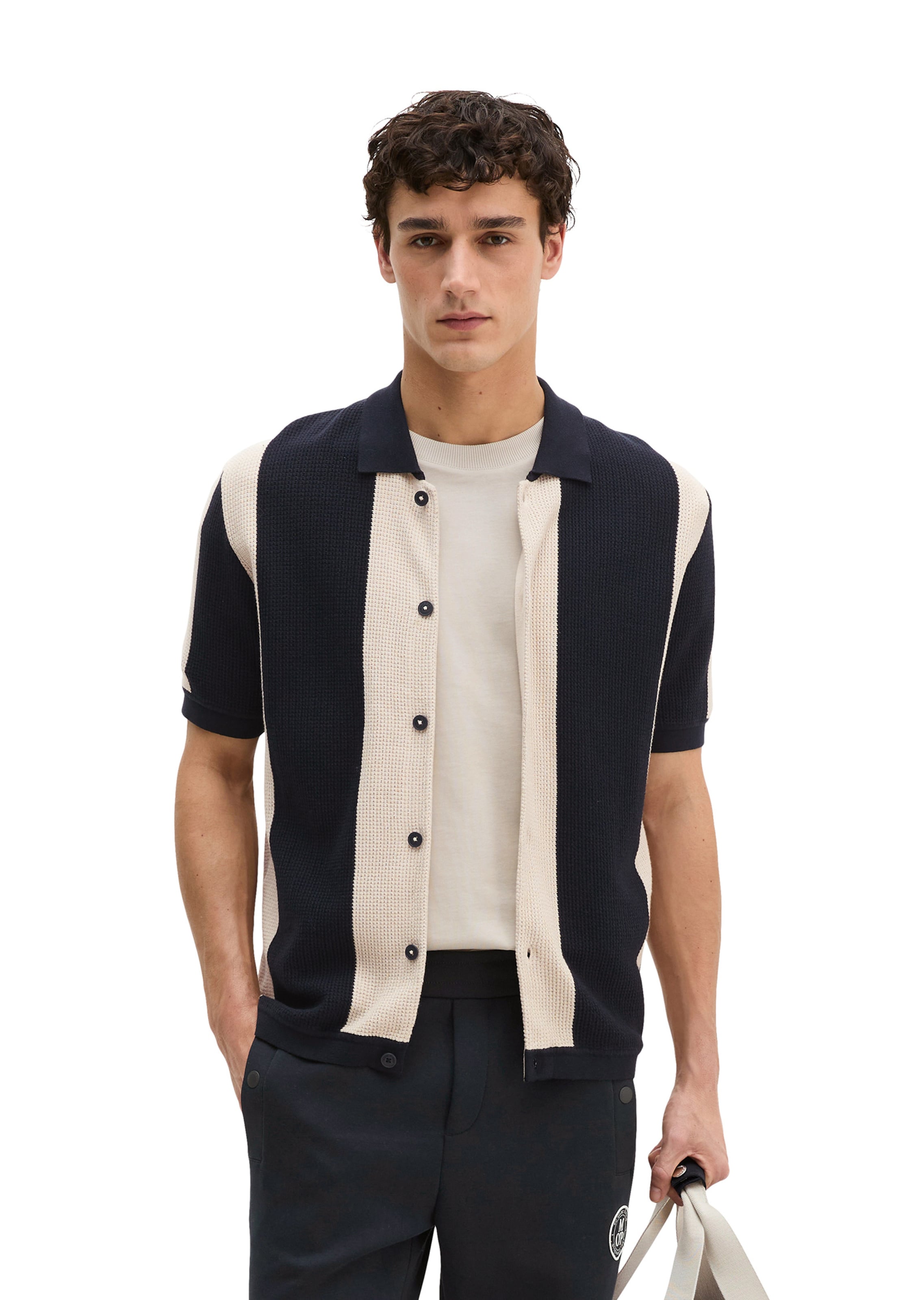 Marc O'Polo Regular Fit Hemd in Beige: Vorderseite