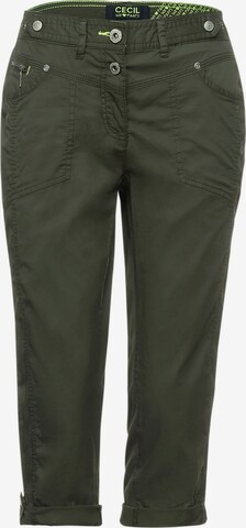 Pantalon CECIL en vert : devant