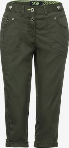 CECIL Pants in Green: front