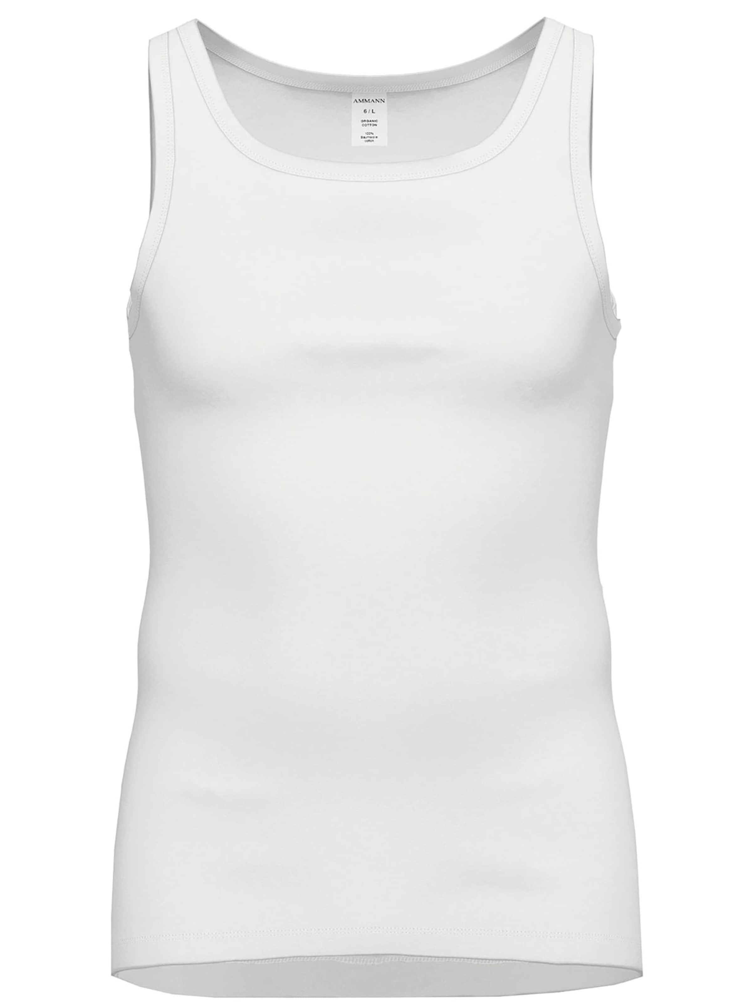 Ammann Undershirt 'Day Classic / Feinripp' in White: front