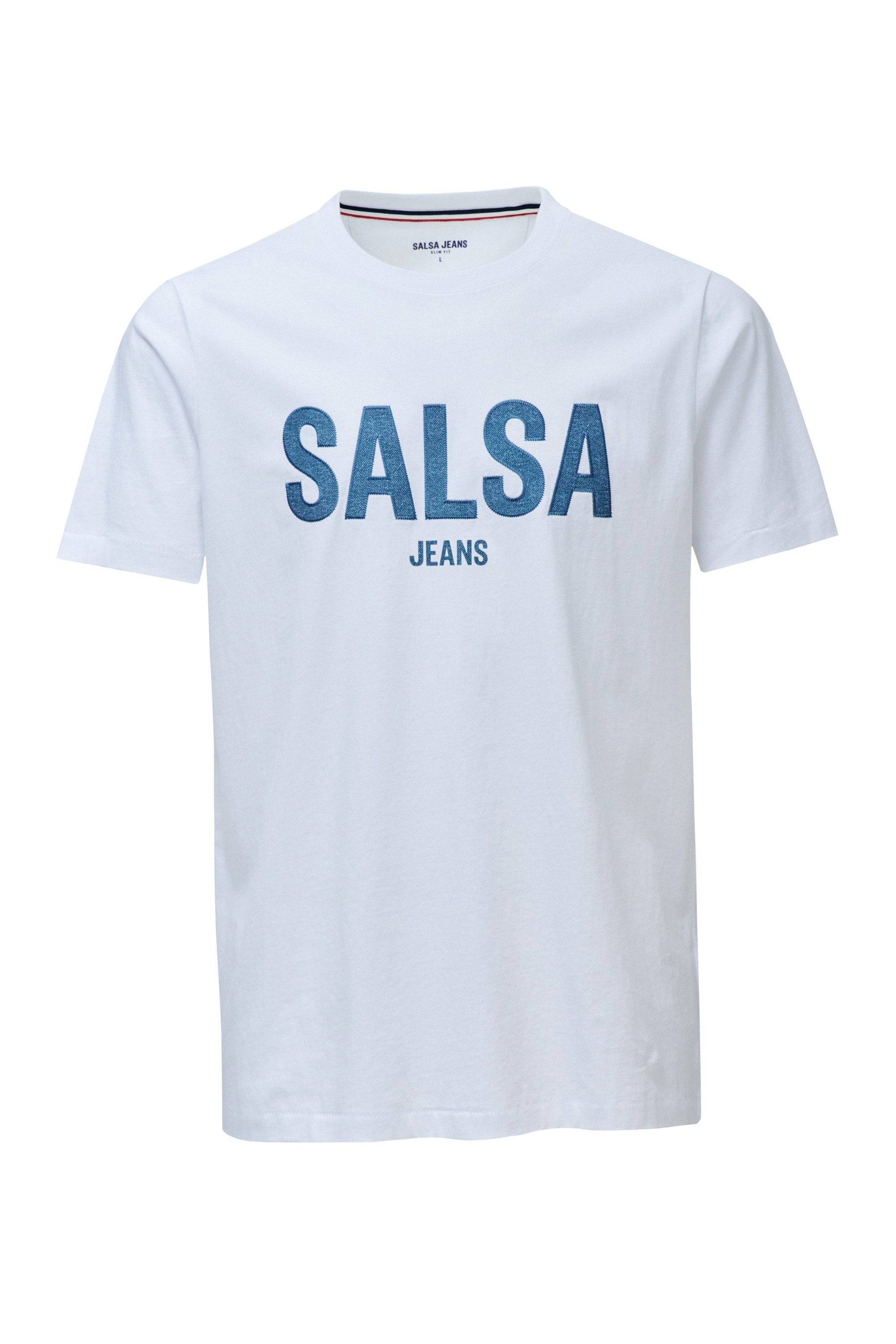 Salsa Jeans Shirt in Wit: voorkant