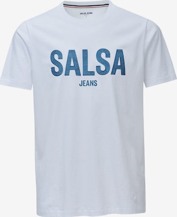 Salsa Jeans T-shirts in Weiß: Vorderseite