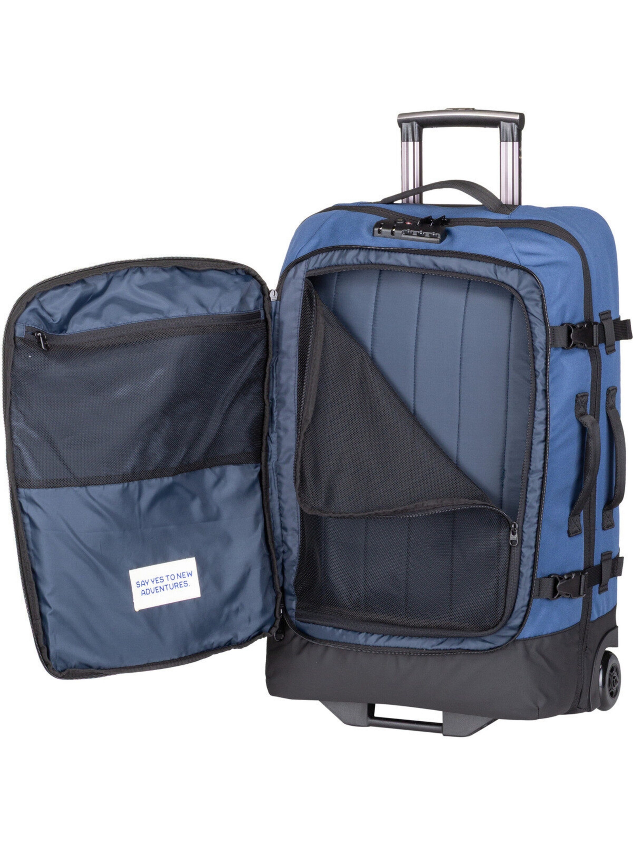 Cabaia Cart ' Soft Suitcase Medium ' in Blue