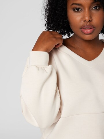 Guido Maria Kretschmer Curvy - Sweatshirt 'Sana' em bege