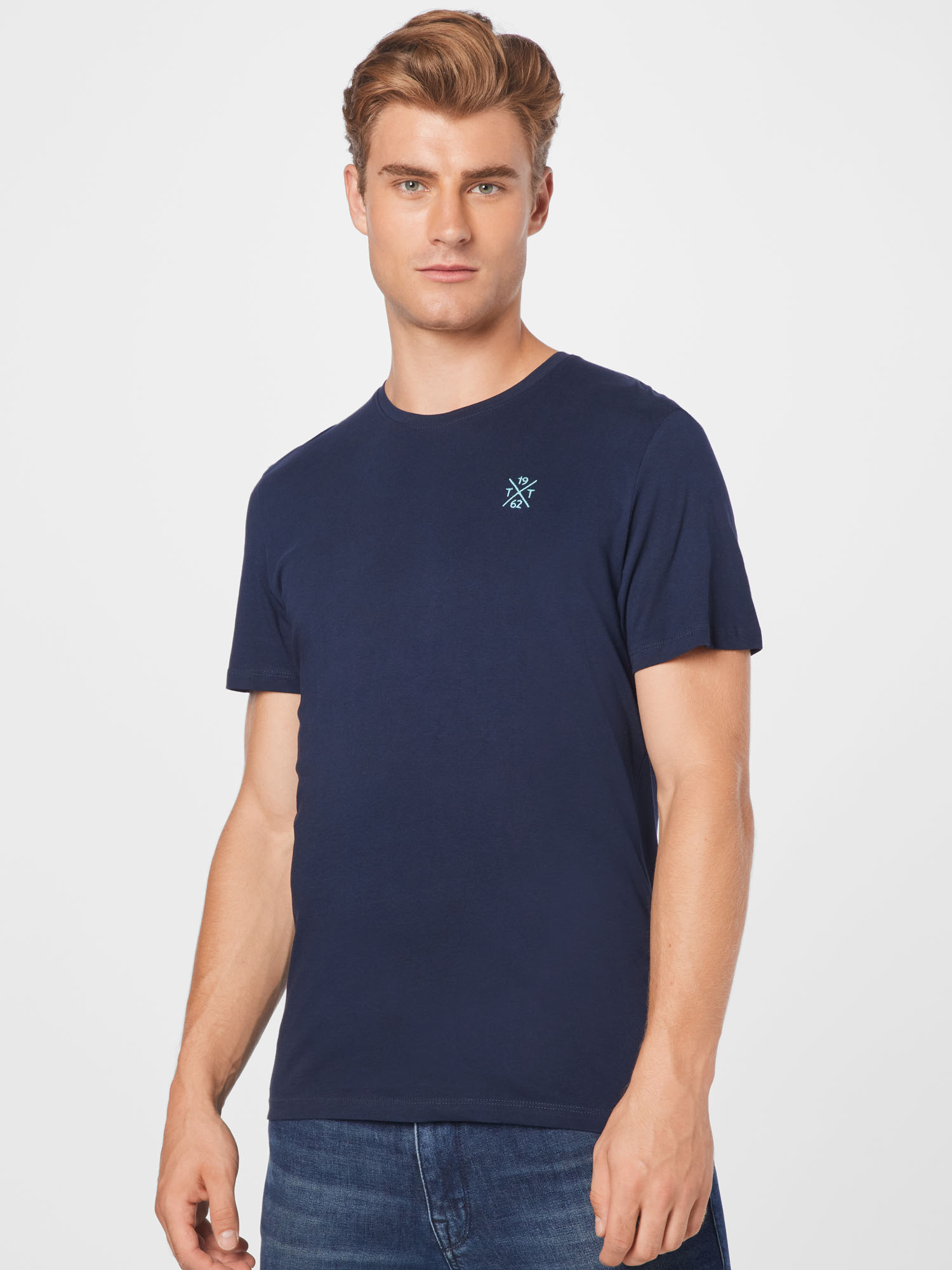 T-Shirt TOM TAILOR en Bleu Nuit 