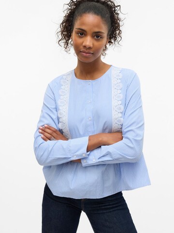 VERO MODA Blouse 'VMNIYAN' in Blue: front
