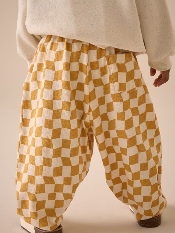 Next Wide Leg Hose in Gelb