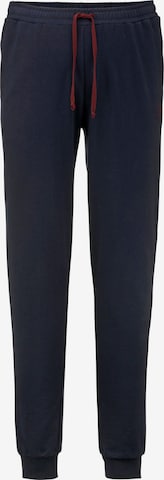 Boston Park Tapered Broek in Blauw: voorkant