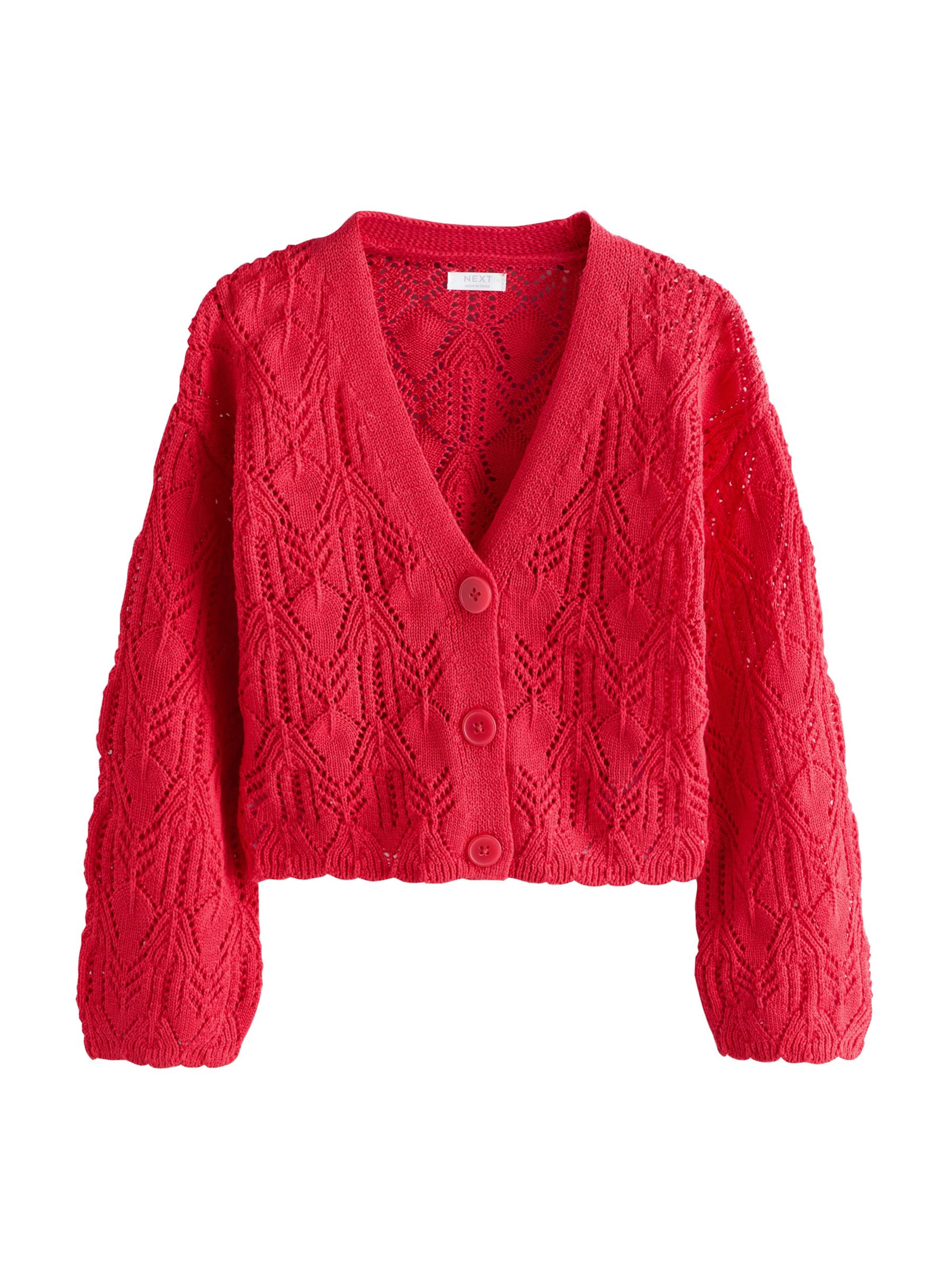 Next - Casaco de malha em vermelho: frente