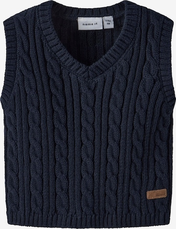 NAME IT - Jersey en azul: frente