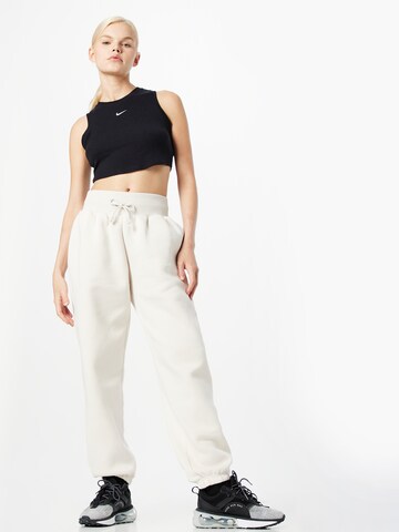 Nike Sportswear Tapered Trousers 'PHOENIX FLEECE' in White