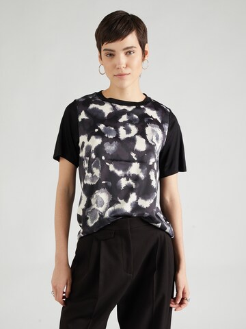 s.Oliver BLACK LABEL - Camiseta en negro: frente