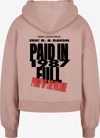 Merchcode Sweatshirt 'Eric B & Rakim - Pump Up The Volume' in Pink