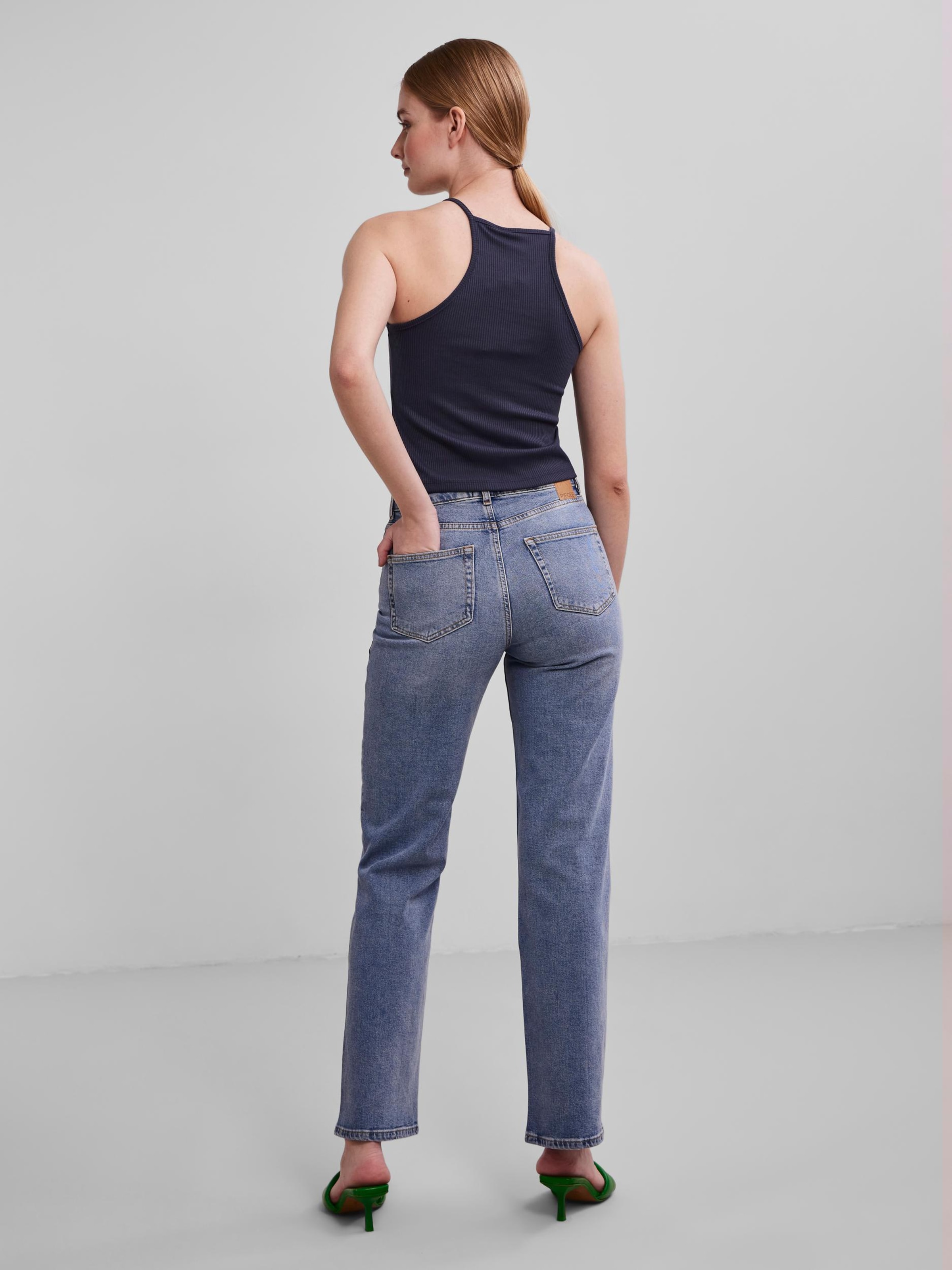 Frauen Shirts & Tops PIECES Top 'Ostina' in Navy - YE00329 Frauen Shirts & Tops PIECES Top 'Ostina' in Navy - YE00329