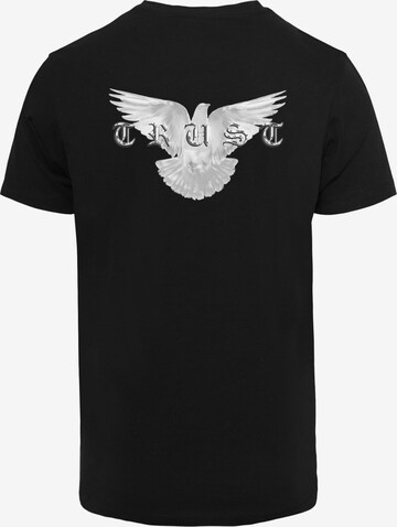 Mister Tee Shirt 'Trust Dove' in Zwart