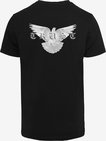 Mister Tee T-Shirt 'Trust Dove' in Schwarz