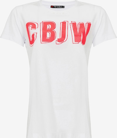 CIPO & BAXX Shirt 'CBJW Neon' in rot / weiß, Produktansicht