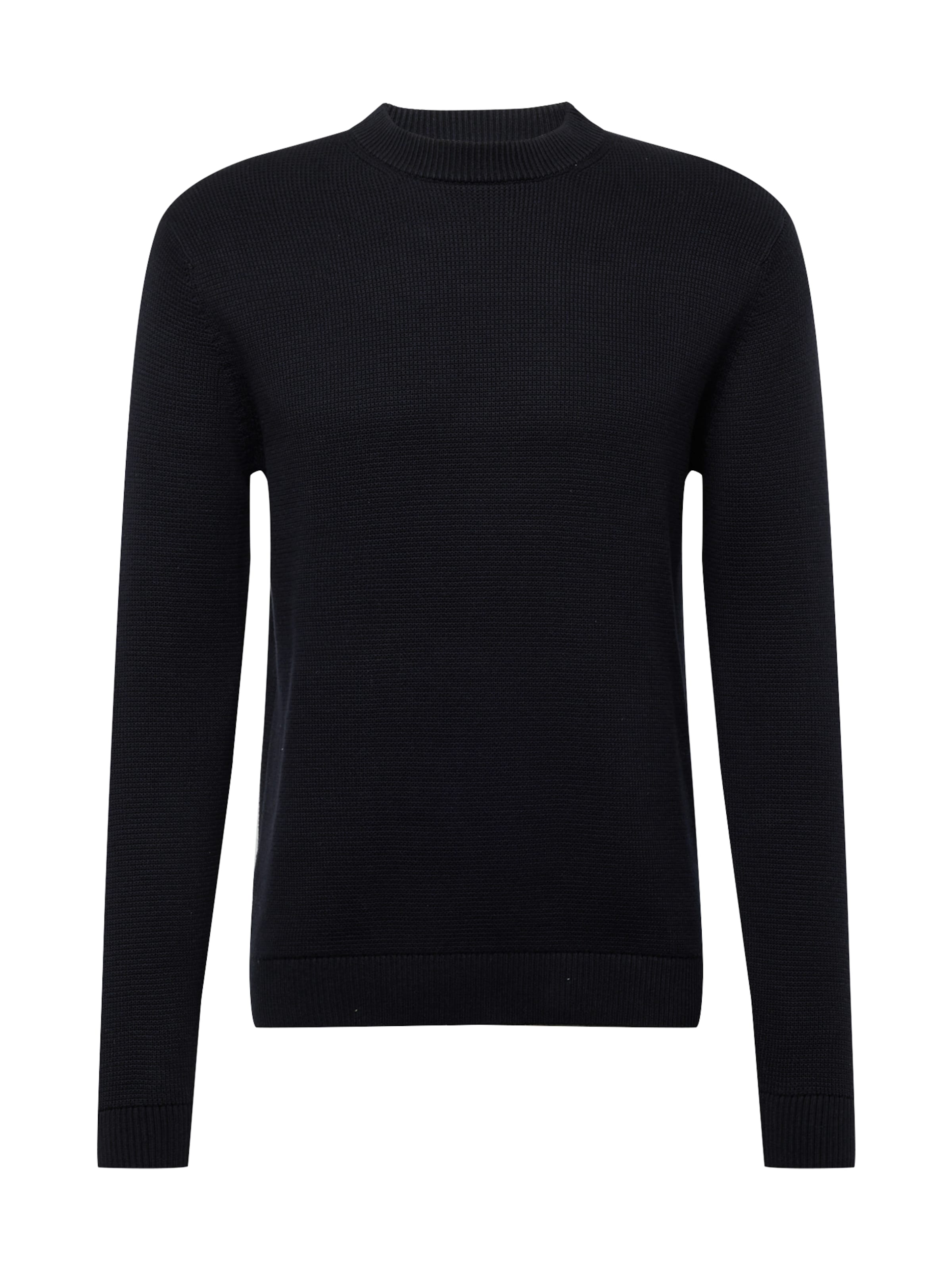 Pull-over 'SLHDANE' SELECTED en noir : devant