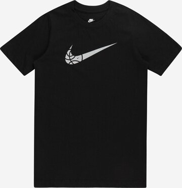 T-Shirt Nike Sportswear en noir : devant