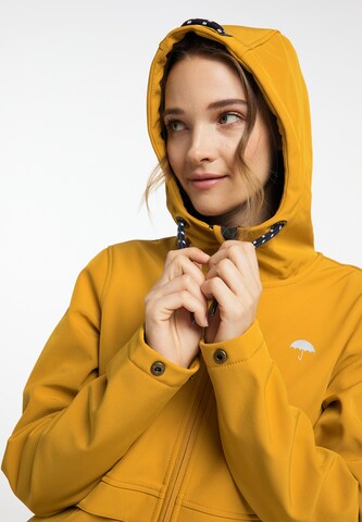 Manteau fonctionnel Schmuddelwedda en jaune