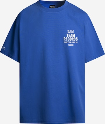 Red Bull Racing x Pepe Jeans Shirt 'Team Records' in Blue: front