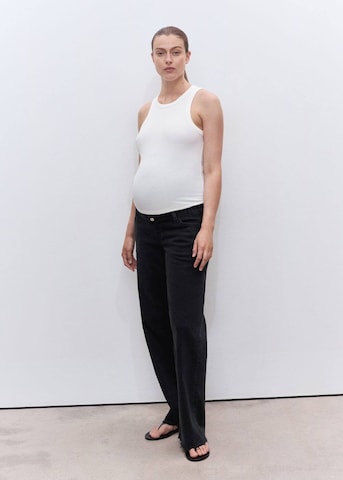 MANGO Wide leg Jeans 'Widemum' in Black