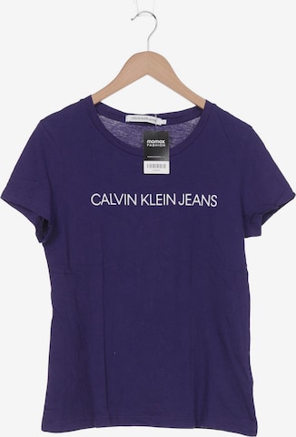 Calvin Klein Jeans T-Shirt L in Lila: predná strana