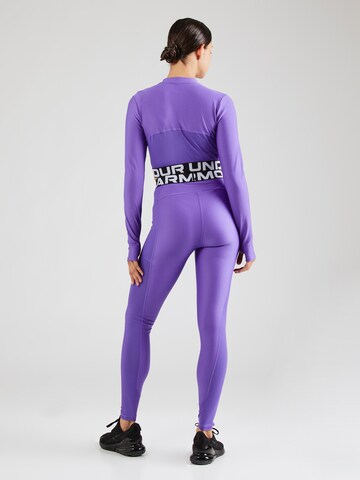 UNDER ARMOUR Skinny Spodnie sportowe w kolorze fioletowy